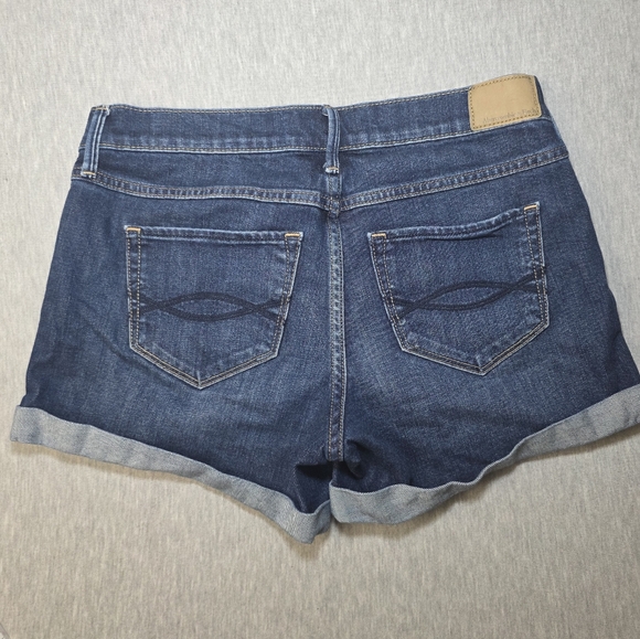 Abercrombie & Fitch Low Rise Denim Blue Women's Shorts Size 29 - Picture 6 of 7